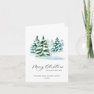 Cartes Pour Fêtes Annuelles Elégant Pine Tree Noël Accueil d'entreprise