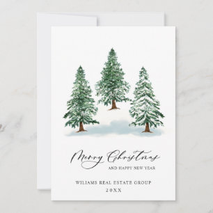 Cartes Pour Fêtes Annuelles Elégant Pine Tree Noël Accueil d'entreprise