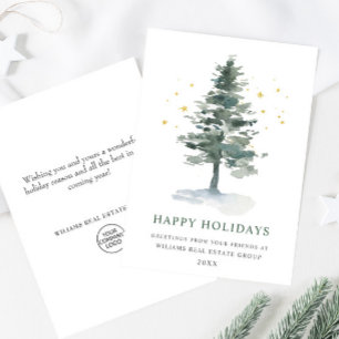 Cartes Pour Fêtes Annuelles Elégant Pine Tree Noël Accueil d'entreprise