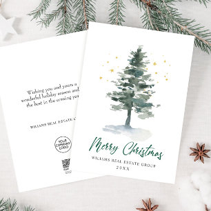 Cartes Pour Fêtes Annuelles Elégant Pine Tree Noël Accueil d'entreprise