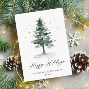 Cartes Pour Fêtes Annuelles Elégant Pine Tree Noël Accueil d'entreprise
