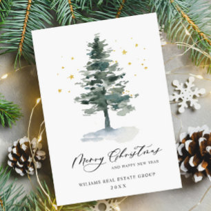 Cartes Pour Fêtes Annuelles Elégant Pine Tree Noël Accueil d'entreprise
