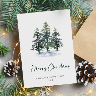 Cartes Pour Fêtes Annuelles Elégant Pine Tree Noël Accueil d'entreprise