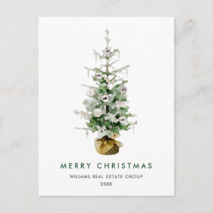 Cartes Pour Fêtes Annuelles Elégant Pine Tree Noël Société Salutation