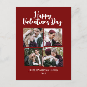 Cartes Pour Fêtes Annuelles Élégant Romantique valentines jour couple 4 photo