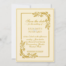 Elegant Royal enregistrer l'invitation de date