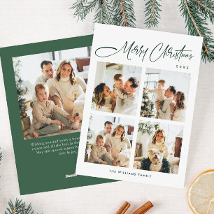 Cartes Pour Fêtes Annuelles Élégant salut minimaliste de Noël 5 Photo