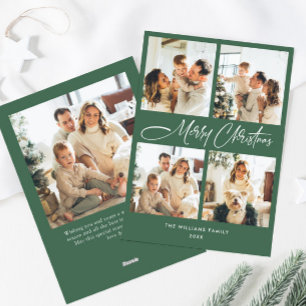 Cartes Pour Fêtes Annuelles Élégant salut minimaliste de Noël 5 Photo