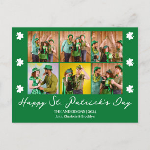Cartes Pour Fêtes Annuelles Elégant Shamrock St. Patrick's Day Photo de famill