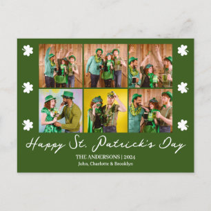 Cartes Pour Fêtes Annuelles Elégant Shamrock St. Patrick's Day Photo de famill