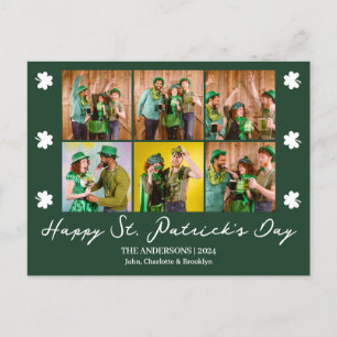 Cartes Pour Fêtes Annuelles Elégant Shamrock St. Patrick's Day Photo de famill