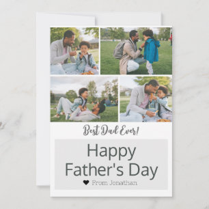 Cartes Pour Fêtes Annuelles Élégant Simple Meilleur Papa Jamais Fête des pères