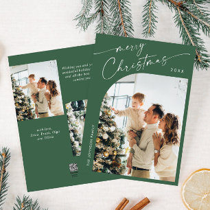 Cartes Pour Fêtes Annuelles Élégant Stylisant 3 PHOTO Noël Salutation
