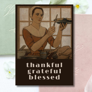 Cartes Pour Fêtes Annuelles Elégant Thanksgiving Grateful Blessé