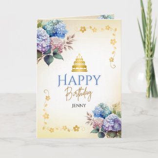 Cartes Pour Fêtes Annuelles Elegant Vintage Floral Christian Birthday Holiday