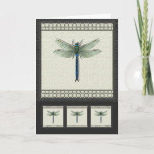Cartes Pour Fêtes Annuelles Élégante libellule
