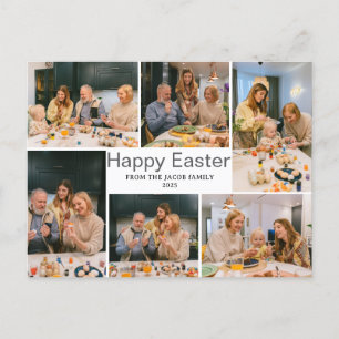 Cartes Pour Fêtes Annuelles élégante Moderne Bénédiction Famille de Pâques Six