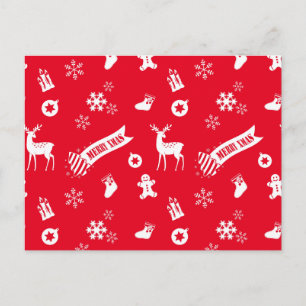 Cartes Pour Fêtes Annuelles Éléments de Noël