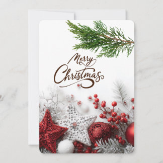 Cartes Pour Fêtes Annuelles Éléments de Noël Salutation