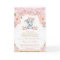 Eléphant Blush Floral Baby shower par Mail Girl