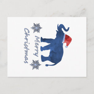 Cartes Pour Fêtes Annuelles Eléphant de Noël