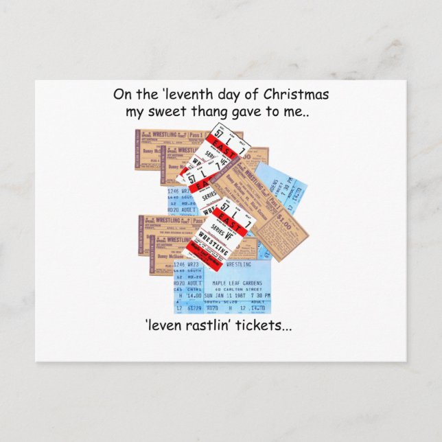 Cartes Pour Fêtes Annuelles Eleventh Day Redneck (Devant)