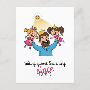 Cartes Pour Fêtes Annuelles Élever des reines comme un roi