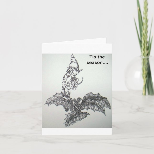 Cartes Pour Fêtes Annuelles elf, 'Cette saison... (Devant)