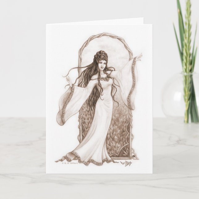 Cartes Pour Fêtes Annuelles Elf Dancing (Devant)