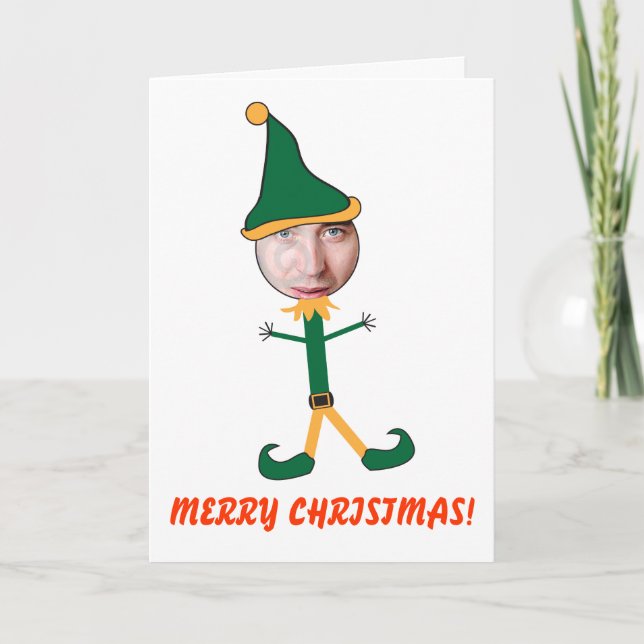 Cartes Pour Fêtes Annuelles Elf Picstickles (Devant)