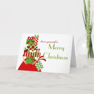 Cartes Pour Fêtes Annuelles Emballage de cadeaux impossible