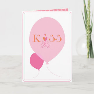 Cartes Pour Fêtes Annuelles Embrasse-toi