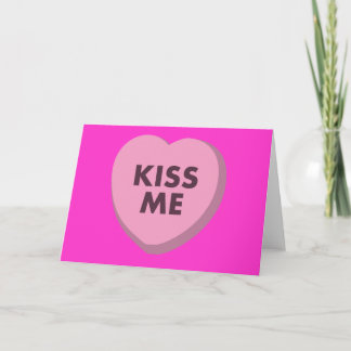 Cartes Pour Fêtes Annuelles Embrassez-moi, Saint-Valentin