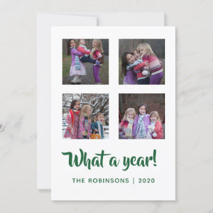 Cartes Pour Fêtes Annuelles Emerald Green et Gold Velvet Damask Christmas