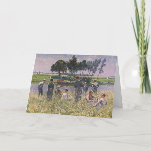Cartes Pour Fêtes Annuelles Emile Claus - pique-nique