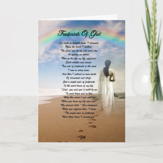 Cartes Pour Fêtes Annuelles Empreintes De La Salutation De Dieu
