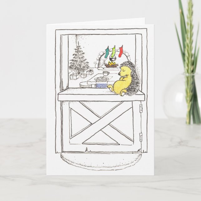 Cartes Pour Fêtes Annuelles En attente de Noël (Devant)
