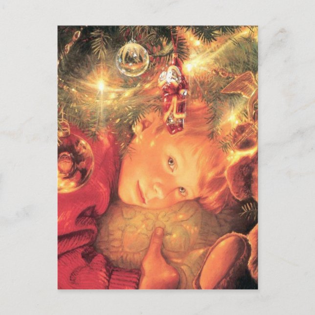 Cartes Pour Fêtes Annuelles En Attente De Père Noël (Devant)