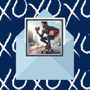 Cartes Pour Fêtes Annuelles En route avec Cadeau Chéri Valentine