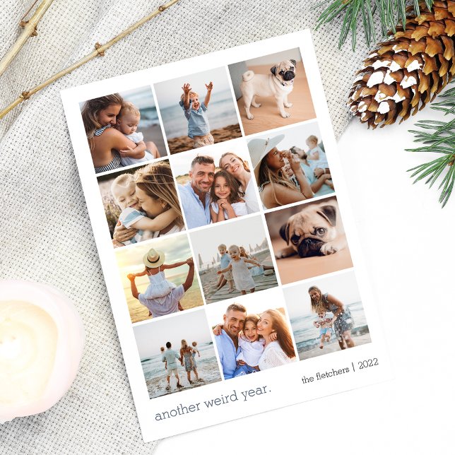 Cartes Pour Fêtes Annuelles Encore une année étrange | Année d'évaluation Coll (Créateur téléchargé)