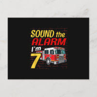 Enfant Fire Truck 7e anniversaire fête cadeau pomp