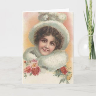 Cartes Pour Fêtes Annuelles Enfant habillé pour les fêtes