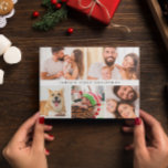 Cartes Pour Fêtes Annuelles Enfant moderne First Christmas Custom Photo collag<br><div class="desc">Célébrez le premier Noël de votre bébé avec notre "Carte de vacances de Noël personnalisée pour bébé moderne". Cette carte de vacances élégante présente un design contemporain avec un collage photo personnalisable, vous permettant de mettre en valeur des moments chéris de la première saison de vacances de votre bébé. Personnalisez-le...</div>