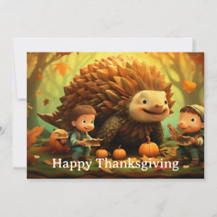 Cartes Pour Fêtes Annuelles Enfants de Thanksgiving 11