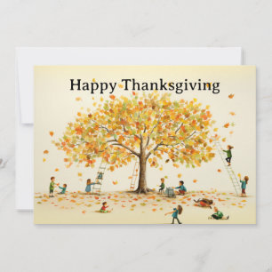 Cartes Pour Fêtes Annuelles Enfants de Thanksgiving 14