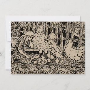 Cartes Pour Fêtes Annuelles Enfants et bébés de l'ère victorienne