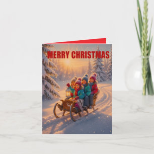 CARTES POUR FÊTES ANNUELLES ENFANTS ET DÉCORATION DE NOËL ANGÉLIQUE PLUS NEIGE