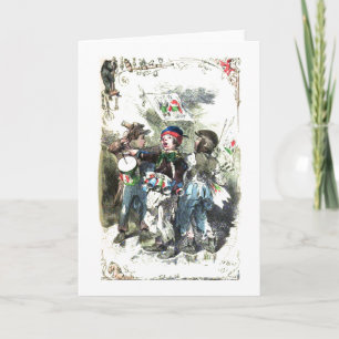 Cartes Pour Fêtes Annuelles Enfants faisant Noël de musique