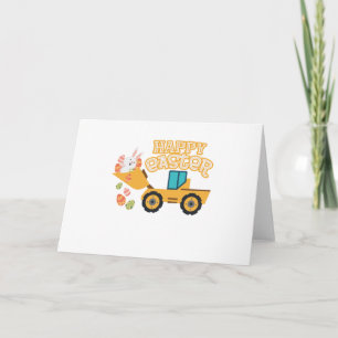 Cartes Pour Fêtes Annuelles Enfants heureux de garçons de cadeau de tracteur