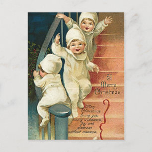 Cartes Pour Fêtes Annuelles Enfants remplis de joie de Noël